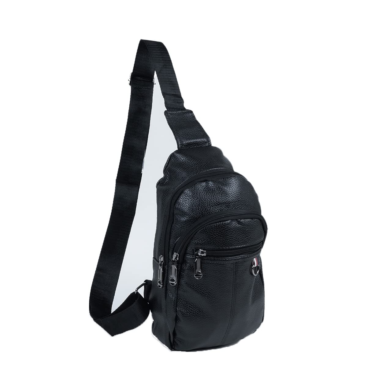Westend Synthetic Leather Crossbody Sling Bag Backpack - Adjustable Strap, Lightweight & Durable for Travel, Work & Daily Use