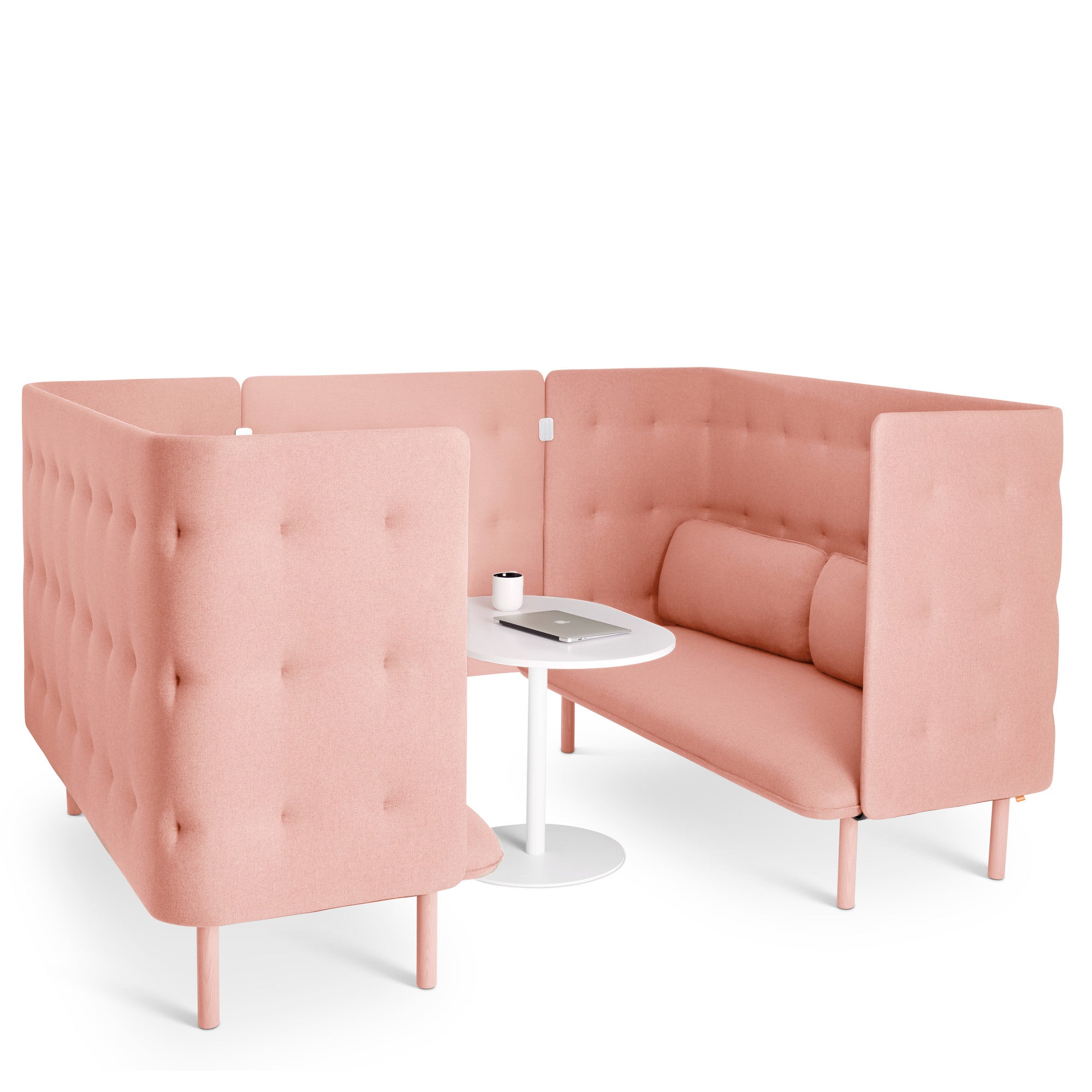 QT Privacy Lounge Sofa Booth - Comfortable Secluded Seating for Home, Office & Waiting Areas - Perfect for Relaxation, Reading & Private Conversations