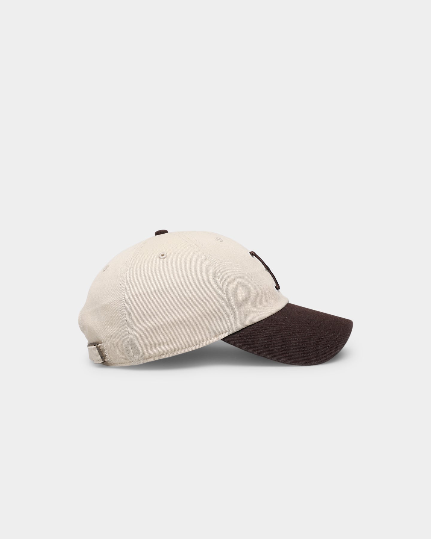 47 Brand Boston Red Sox 'Cookies & Cream' Adjustable Strapback Baseball Cap - Natural/Brown Cotton Hat for Men & Women - Perfect for Baseball Games, Outdoor Sports & Casual Wear