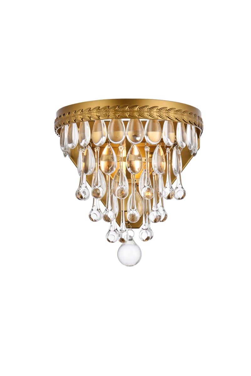 Modern Nordic Brass Wall Sconce - Indoor 1-Light Decorative Fixture for Living Room, Bedroom & Hallway Lighting | Elegant Home Decor