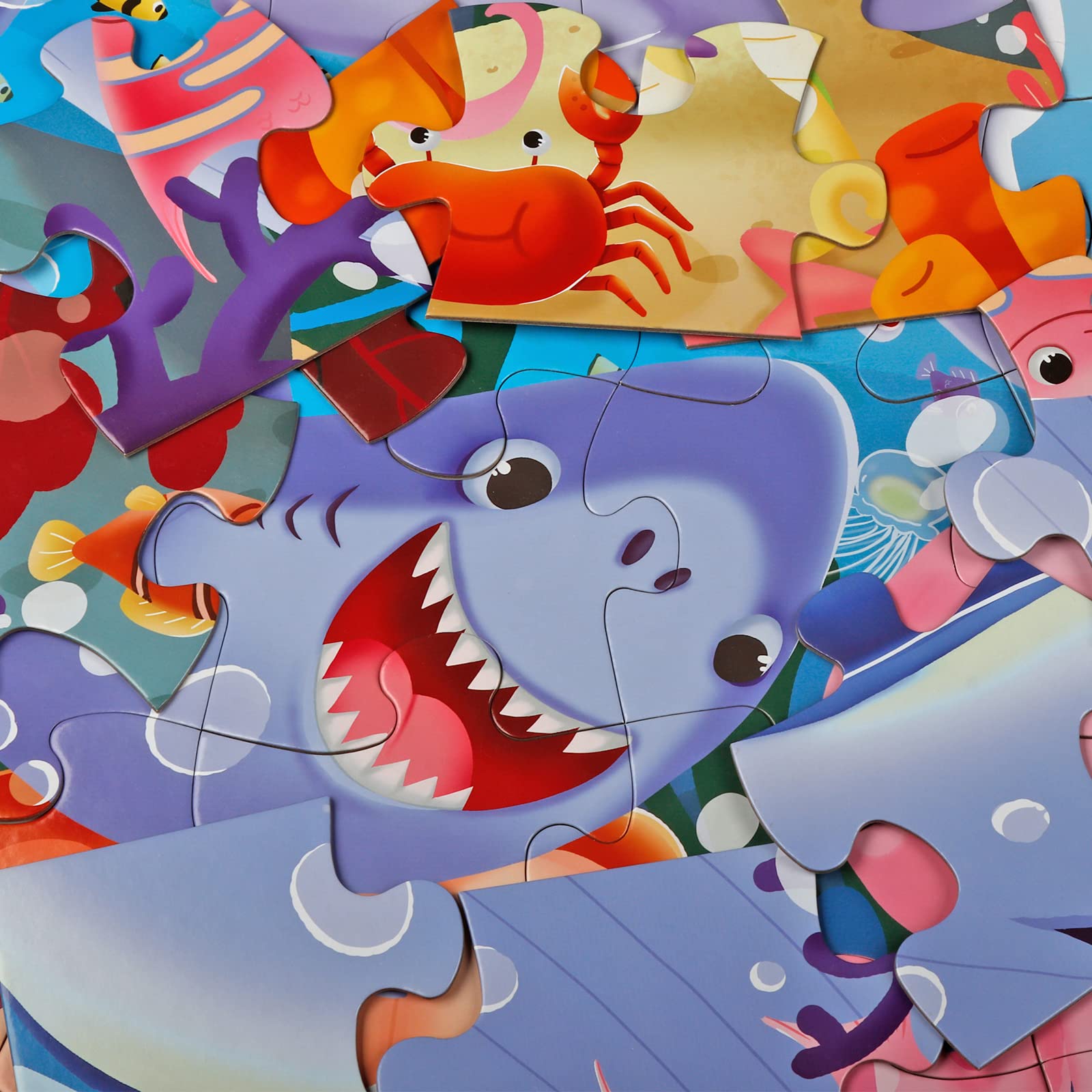 Jumbo Floor Puzzle for Kids - 48Pcs Underwater Jigsaw for Toddlers 3-8 Years | Educational Toy for Preschool Learning & Gifts