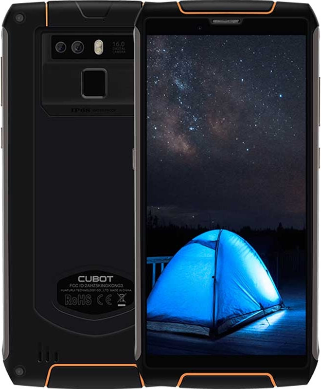 Cubot King Kong 3 Rugged Smartphone - 4G LTE Dual SIM Unlocked Waterproof Shockproof IP68 Military Grade Phone (Black) - Perfect for Outdoor Adventures, Construction Work & Extreme Sports