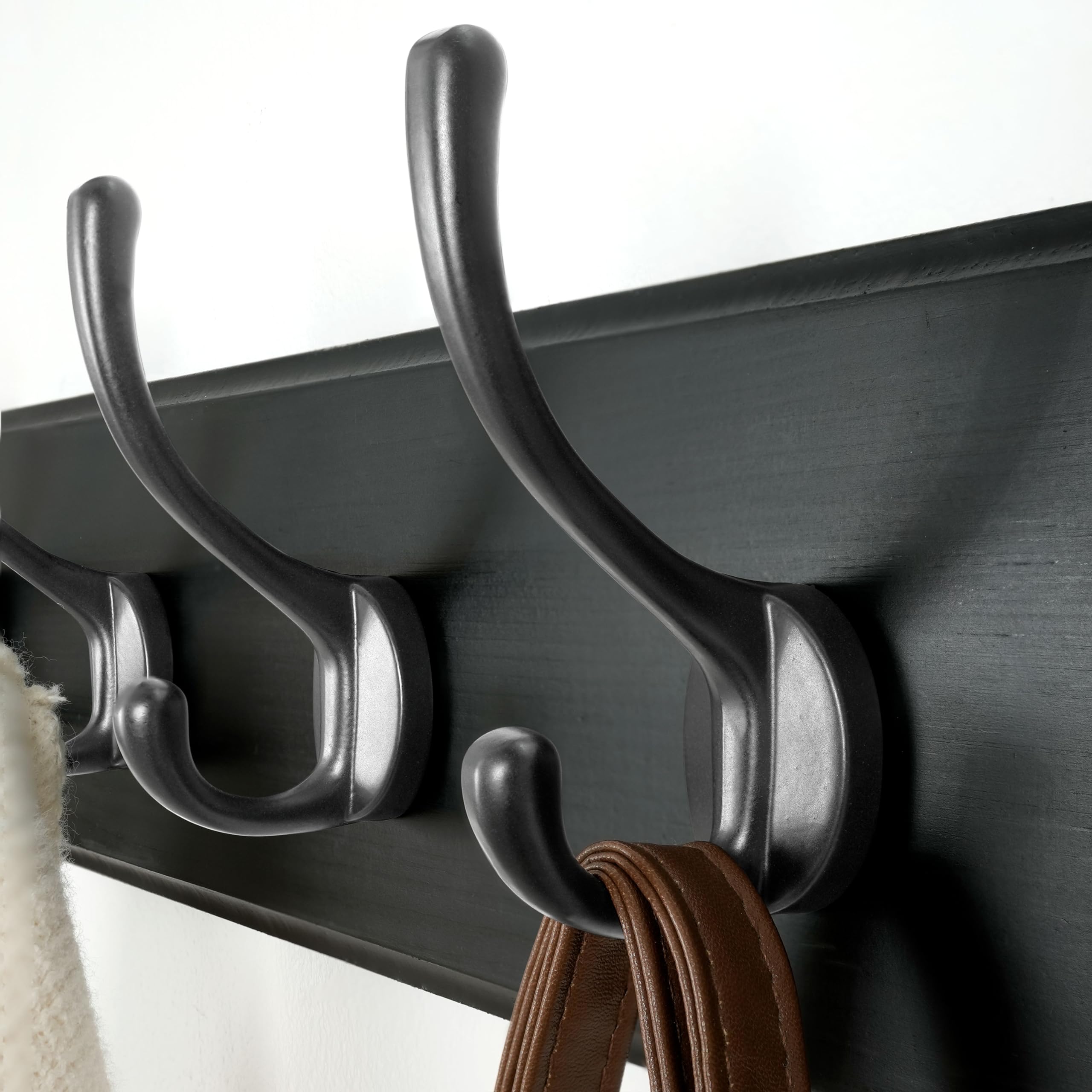 Dseap Heavy-Duty Wooden Wall Mounted Coat Rack - 38.25