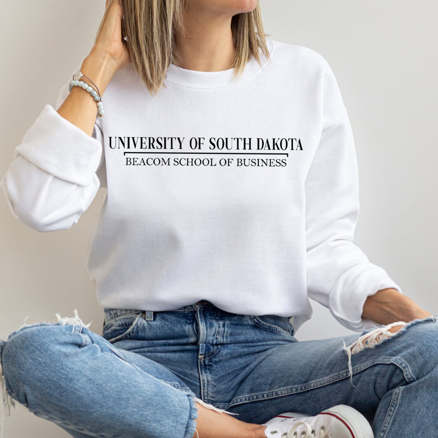 Custom College University Crewneck Sweatshirt - Personalized Graduation Gifts for Students, Alumni & Faculty | Soft Unisex Pullover for School Spirit, Campus Wear & Special Occasions
