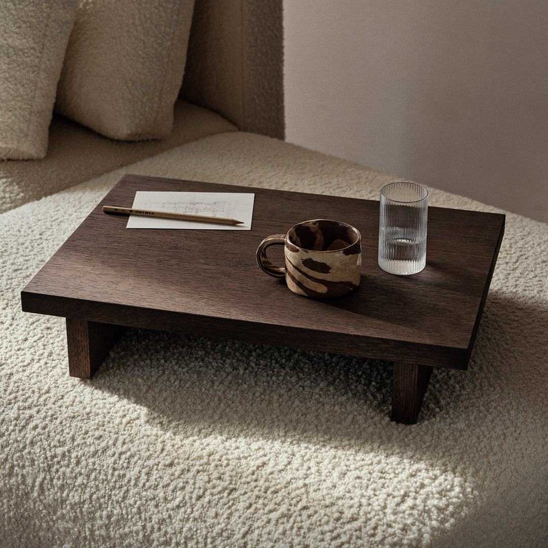 Ferm Living Kona Side Table - Modern Scandinavian End Table for Living Room, Bedroom, or Office - Perfect for Coffee, Books, and Decor