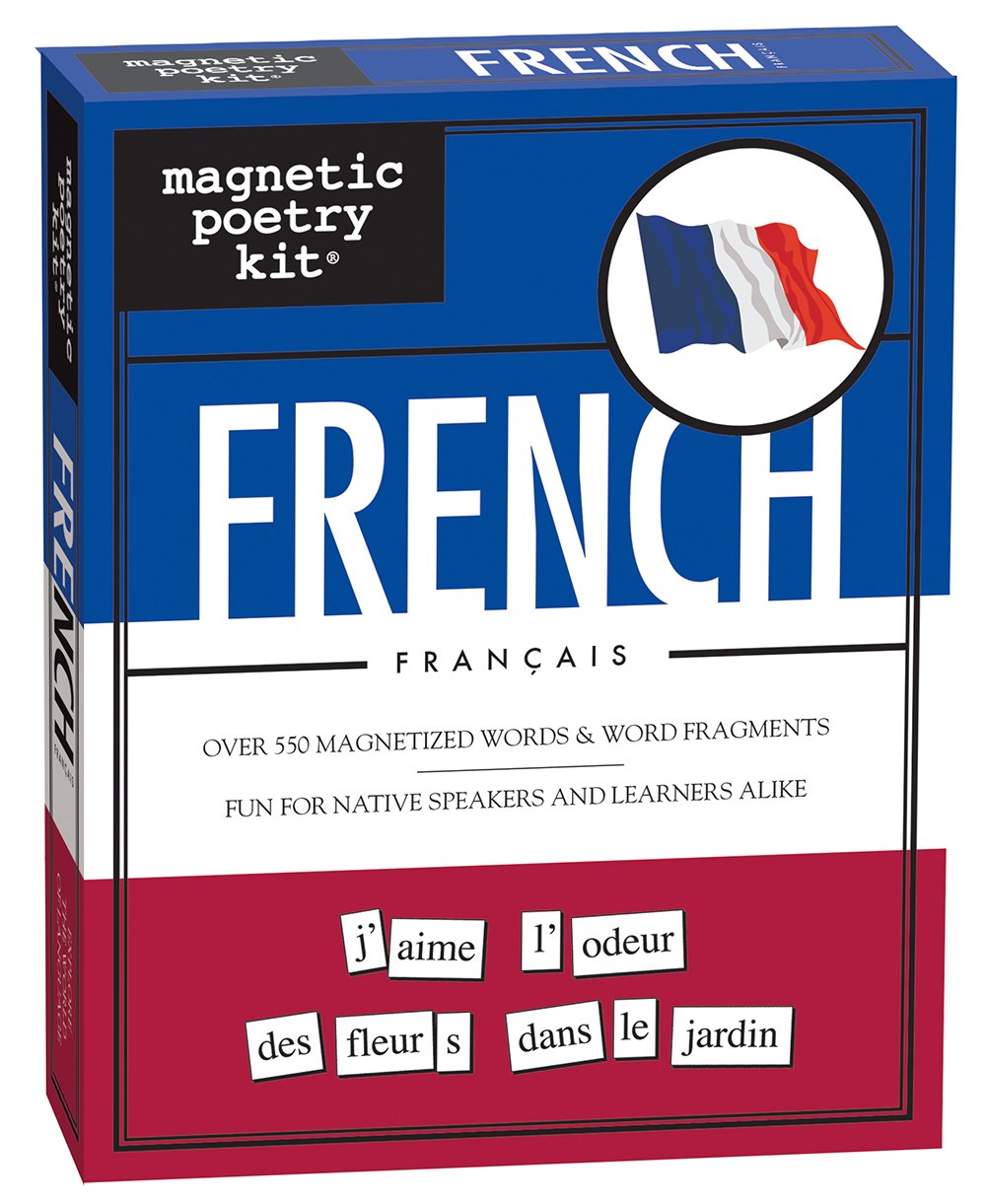 Magnetic Poetry French Kit - Refrigerator Word Magnets for Writing Poems & Letters - Made in USA - Perfect for Home, Office & Creative Gifts