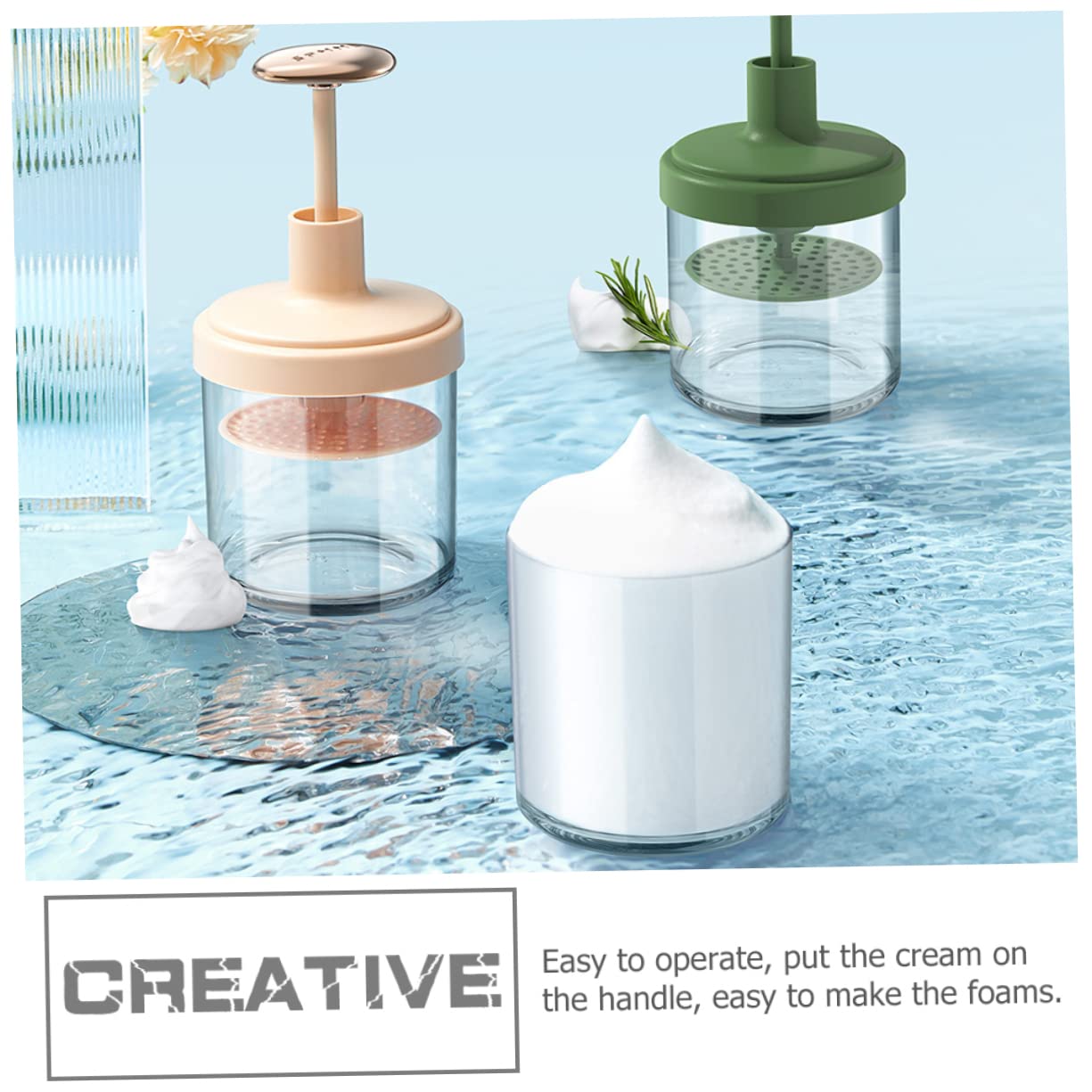 Balacoo Travel Foam Maker - Portable Face Wash Foamer & Bubble Dispenser for Cleansing | Korean Style PP Foam Pump for Skincare, Travel & Daily Use
