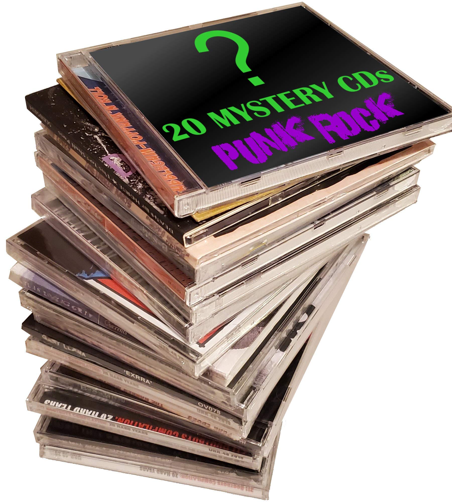 20 NEW UNOPENED Punk Rock Metal HXC Emo Indie Mystery CDs - Collectible Music for Fans, Gifts & Nostalgic Listening