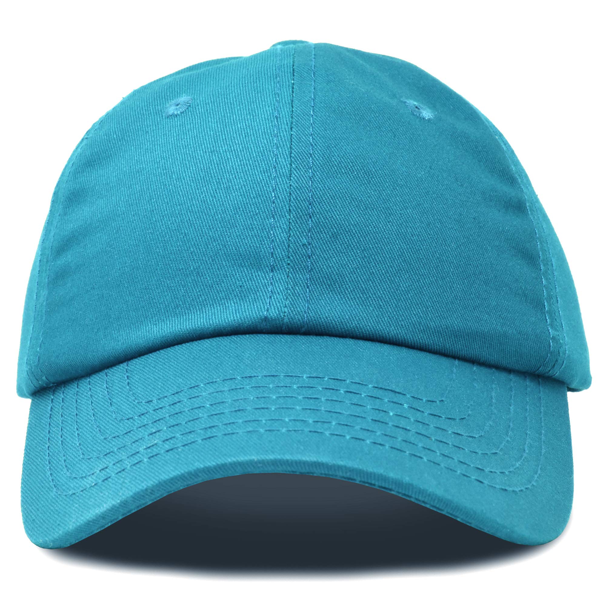 DALIX Plain Dad Hats 2 Pack - Adjustable Cotton Baseball Caps for Men & Women - Casual Outdoor, Sports, and Everyday Wear