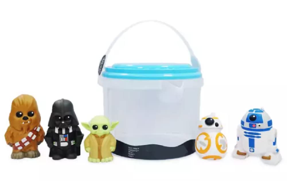 Disney Parks Bath Toy Set with Bucket - Cute Mickey Mouse & Friends Bath Time Play Set for Kids - Perfect for Bathtub Fun, Pool Parties & Toddler Gift Ideas