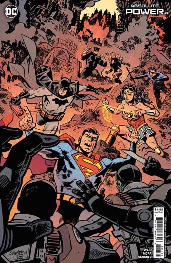 Absolute Power #1 (Of 4) Cover E Chris Samnee Card Stock Variant - Limited Edition Comic Book for Collectors & DC Fans - Perfect for Display, Gifts & Comic Conventions