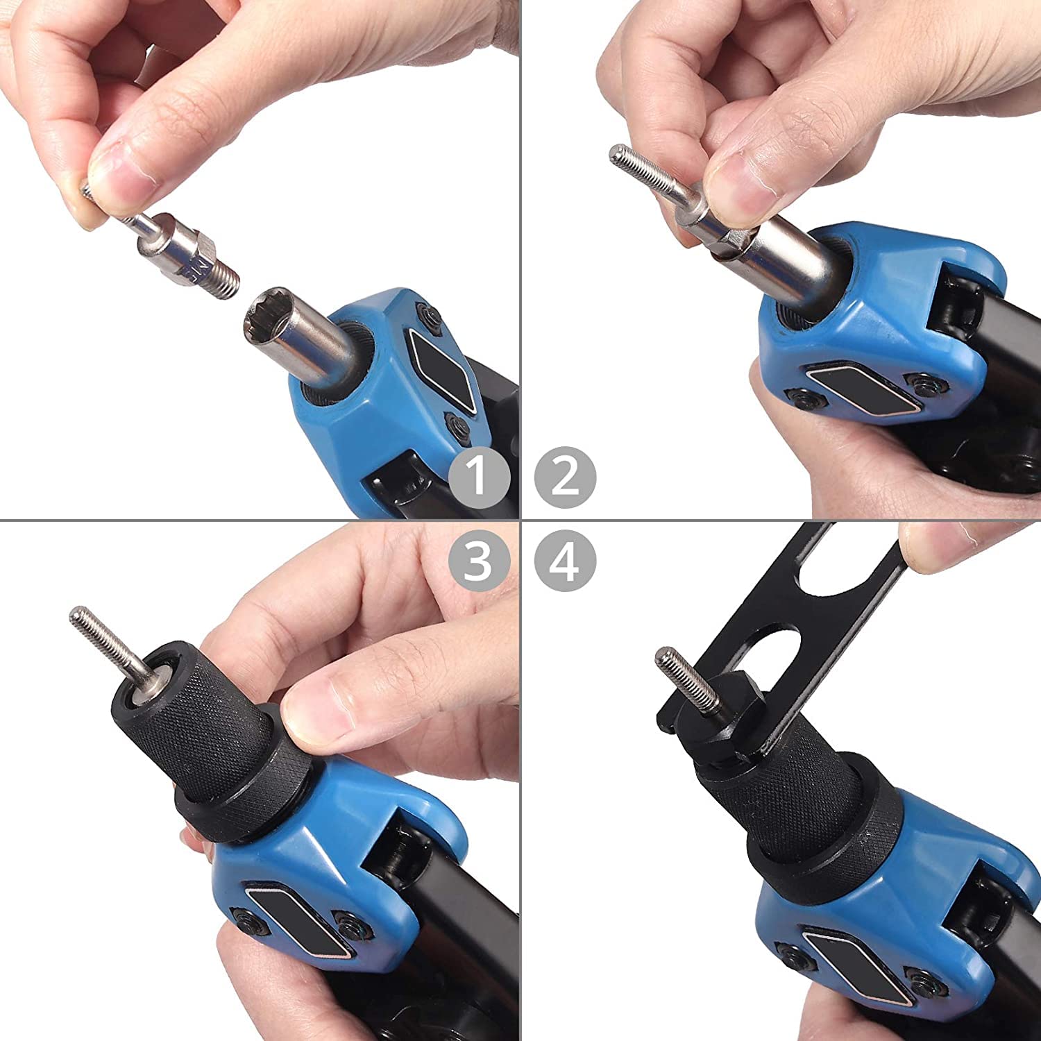 Professional Hand Rivet Nut Tool Kit - 13