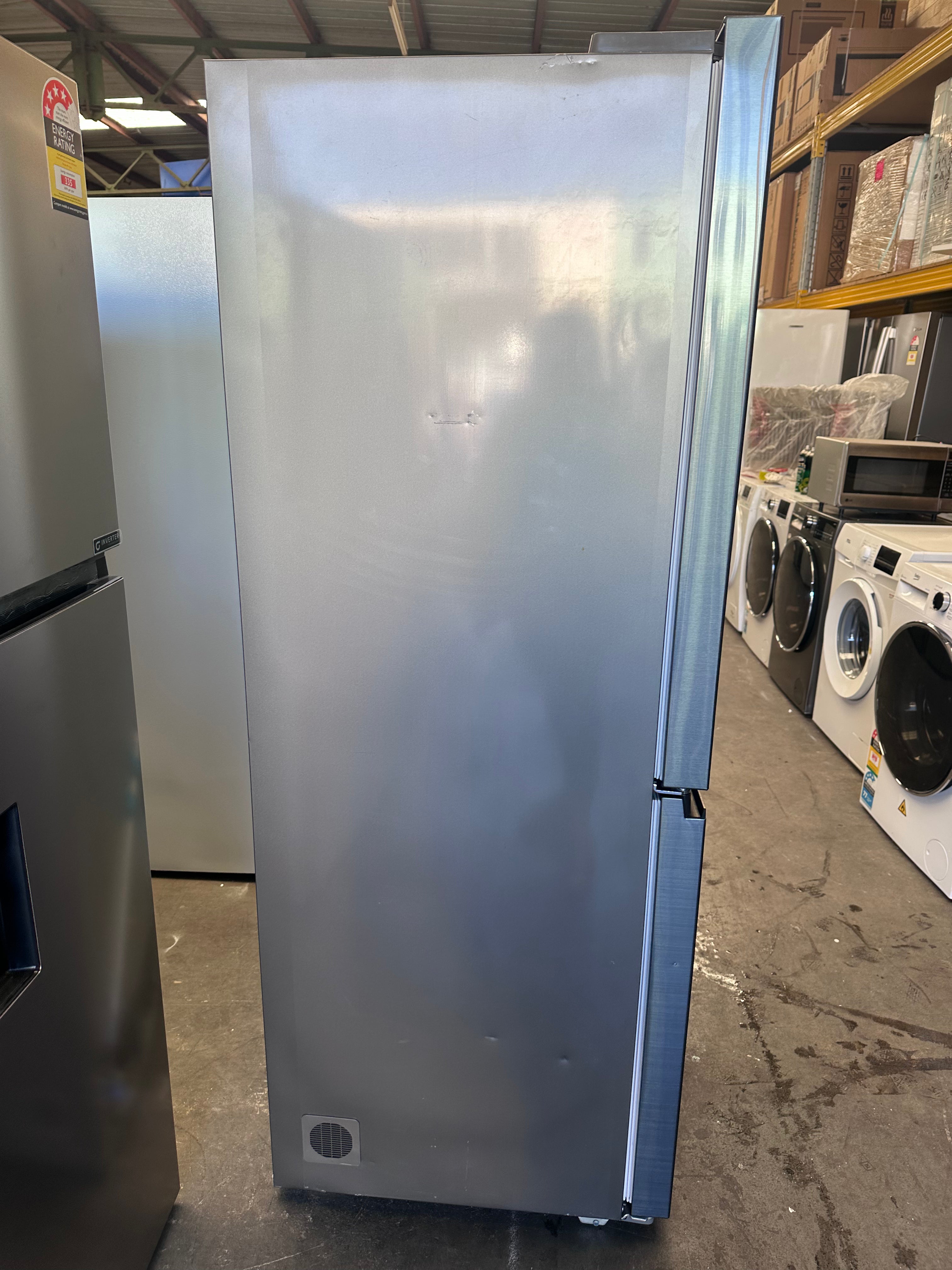 Fisher & Paykel RF605QNUVB1 538L Black Stainless Steel French Door Refrigerator - Factory Second | Perfect for Modern Kitchens & Open-Plan Living Spaces