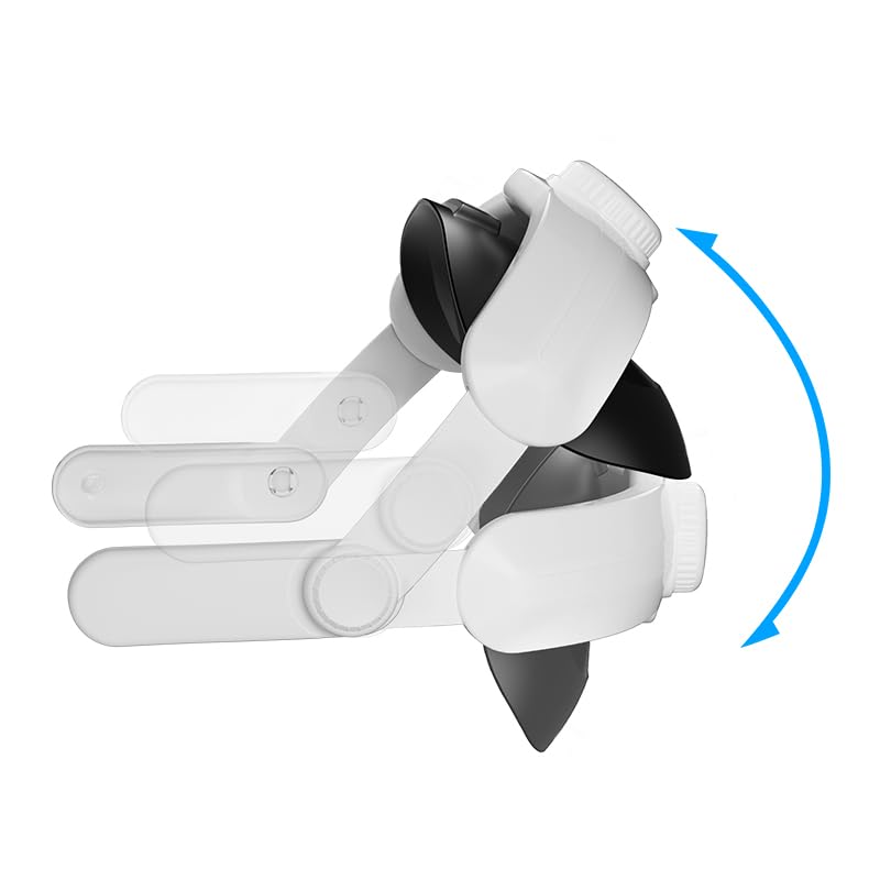 Meta Quest 3 VR Head Strap Replacement - Elite Comfort Headband for Oculus Quest 3 with Enhanced Support, Weight Reduction & Stress Relief Cushion - Perfect for Extended Gaming, VR Fitness & Immersive Experiences