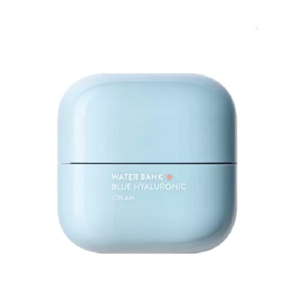 LANEIGE Water Bank Blue Hyaluronic Cream for Normal to Dry Skin - Hydrating Moisturizer with Hyaluronic Acid | Deep Nourishment for Dry Skin | Perfect for Daily Skincare Routine & Night Care