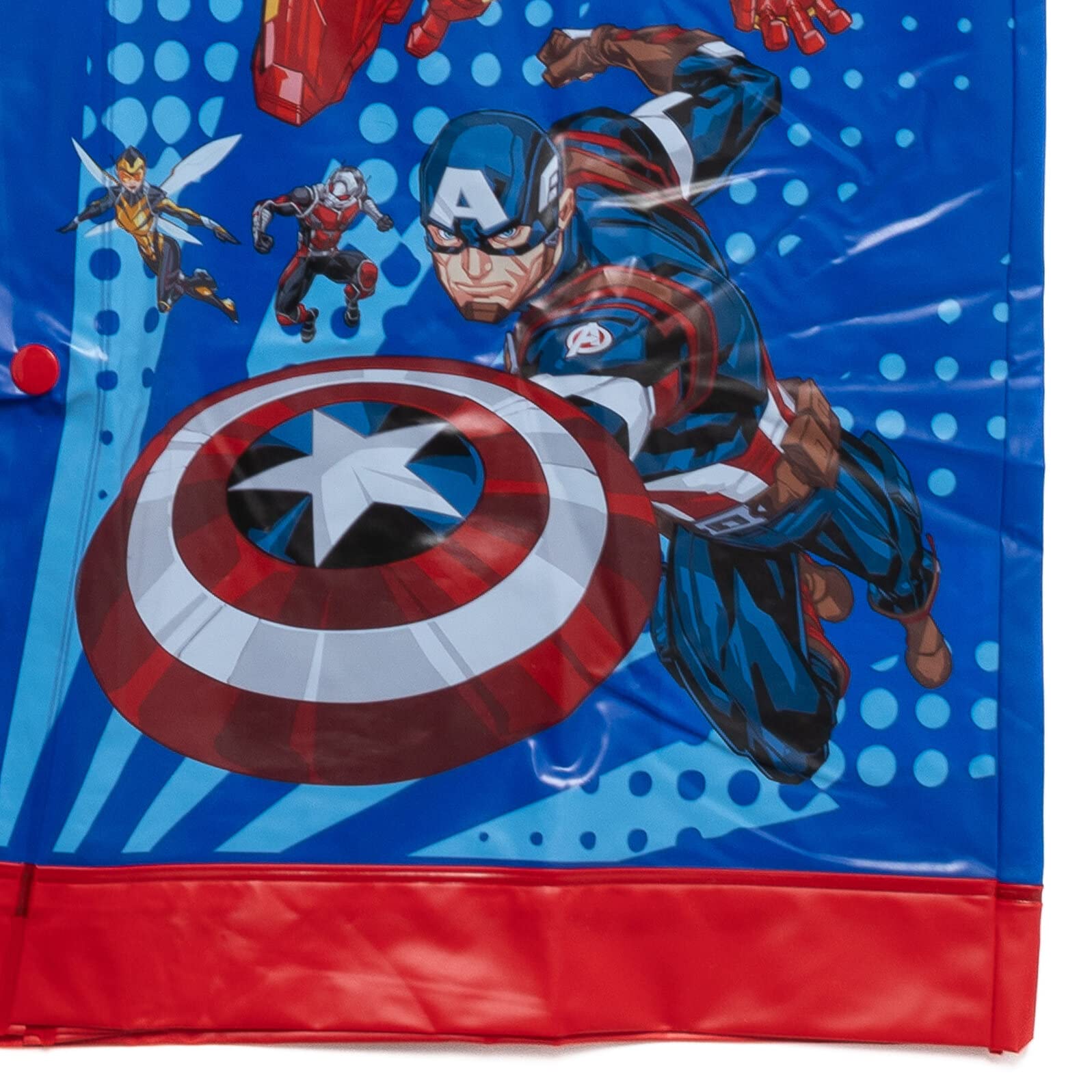 Marvel Avengers Spider-Man Iron Man Thor Captain America Waterproof Rain Jacket for Kids - Toddler to Big Kid Sizes - Perfect for Outdoor Play, School & Rainy Day Adventures