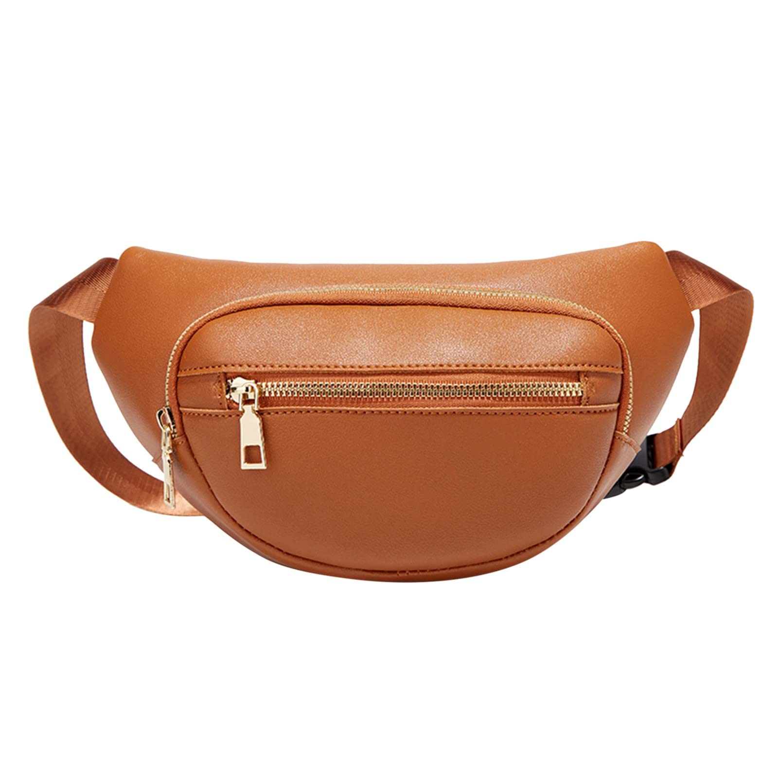 Women's Classic Solid Color Waist Bag - Sporty Shoulder & Chest Crossbody Phone Bag for Outdoor Activities, Running, Hiking & Travel | Small Coin Purse & Essentials Pouch