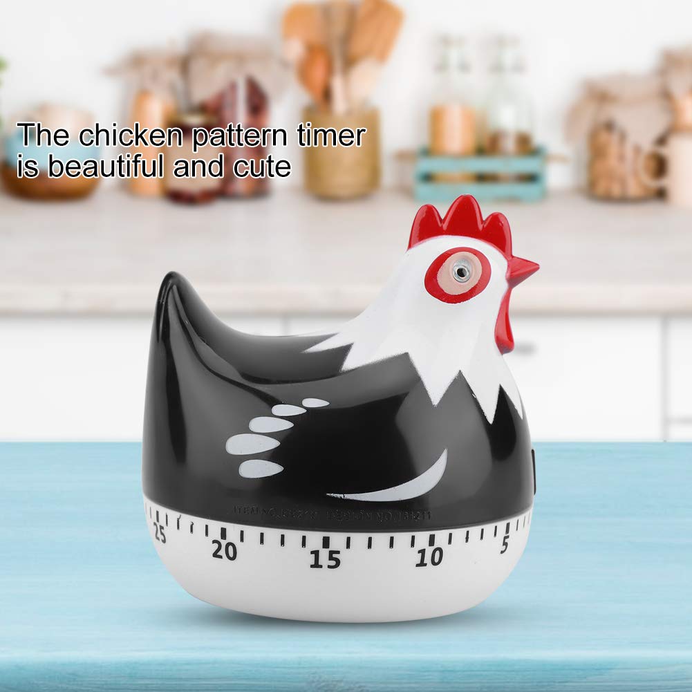 FastUU Digital Kitchen Timer - Magnetic Oven & Egg Cooking Timer with Loud Alarm for Baking, Roasting, Boiling (Black) | Perfect for Home Chefs & Meal Prep