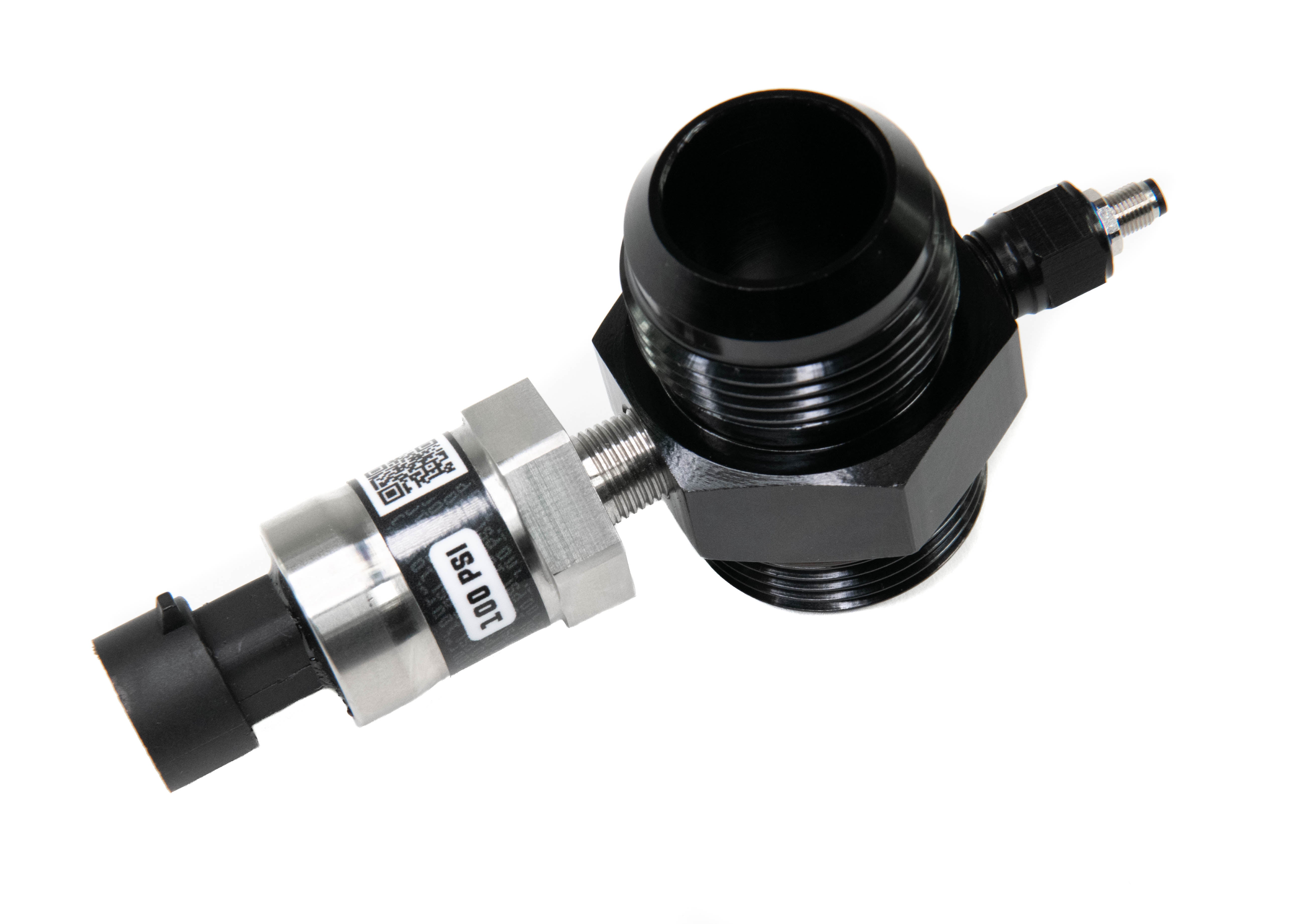 12ORB to 12 AN Fitting Adapter with 1/8 NPT Side Ports - High Performance Hydraulic Hose Connector for Automotive, Racing & Industrial Applications