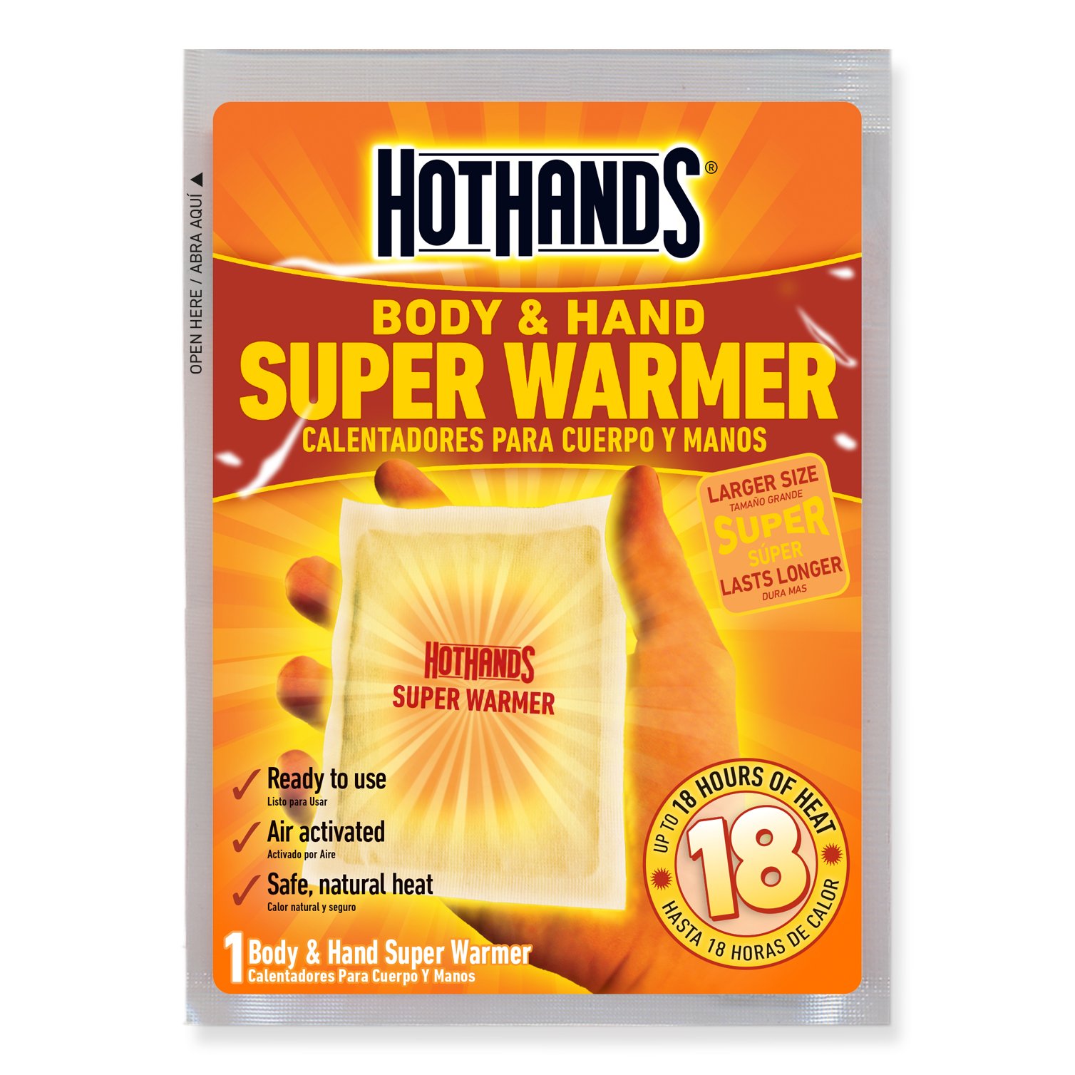 HotHands Toe, Hand & Body Warmer Variety Pack - 40-Hour Air Activated Heat Pads for Winter Outdoor Activities, Hunting, Camping & Cold Weather Protection