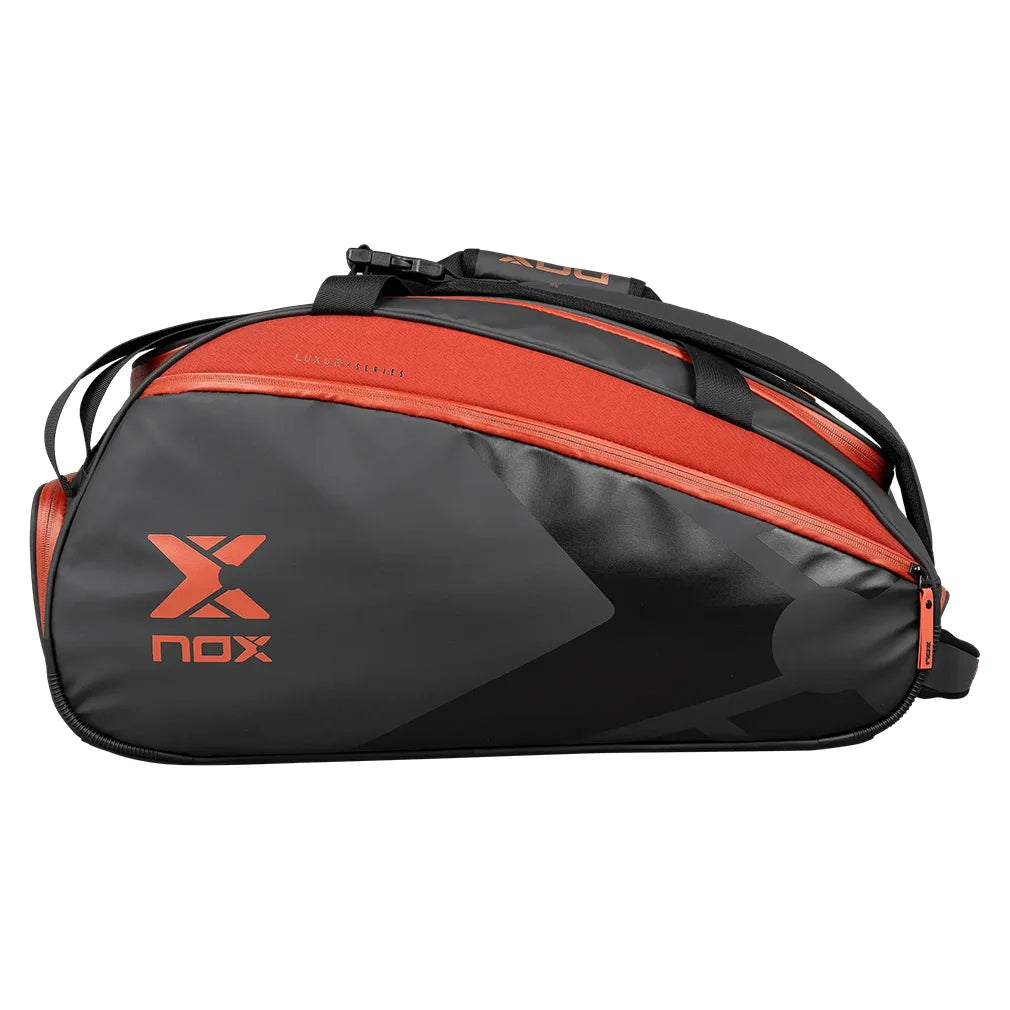 Premium Open Series Padel Bag - Black & Red | Durable Tennis Racket Backpack for Padel Players | Perfect for Training, Matches & Travel Accessories