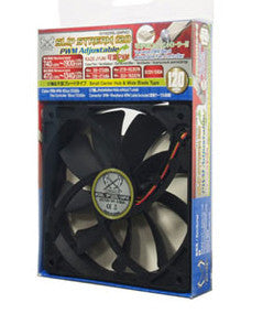 Scythe Slip Stream 120mm PWM Adjustable Cooling Fan - SY1225SL12HPVC - High Performance PC Case & CPU Cooler for Gaming & Workstations