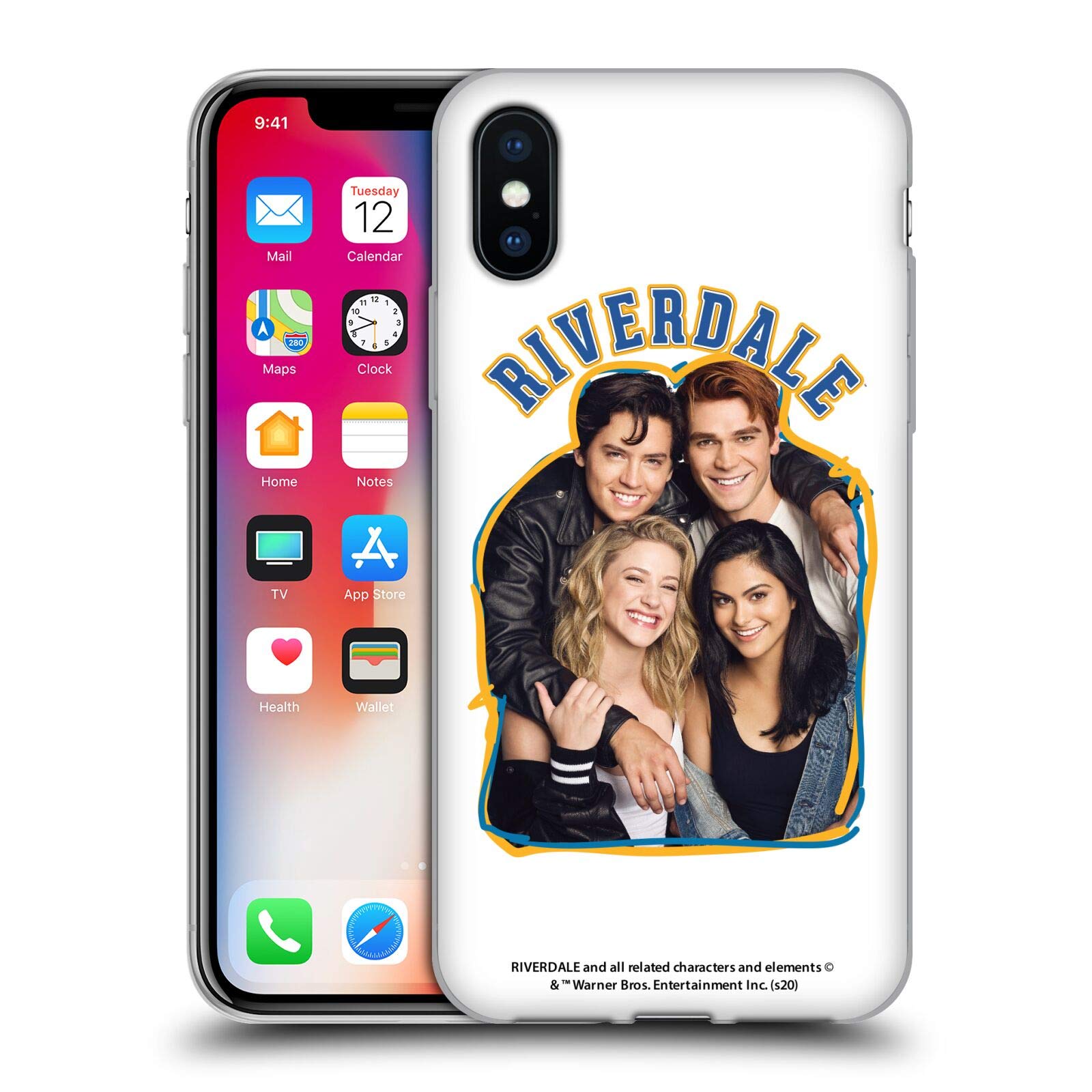 Officially Licensed Riverdale Cast Art Soft Gel Phone Case for Apple iPhone X/Xs - Durable Protection & Stylish Design | Perfect for Fans, Daily Use & Gift Giving