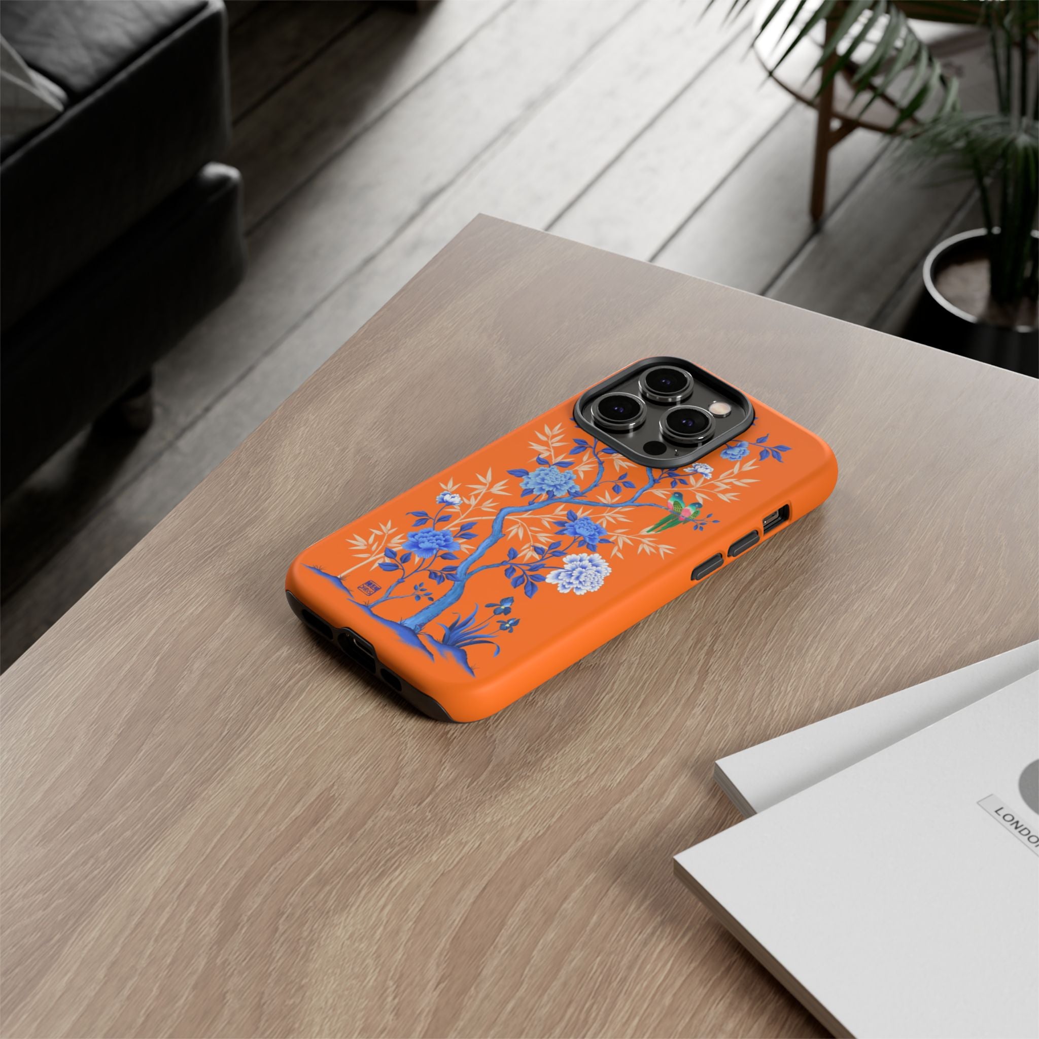 The Lovers Orange iPhone Case - Trendy Protective Cover for iPhone 13/14/15 Pro Max - Perfect for Couples, Gifts & Everyday Use