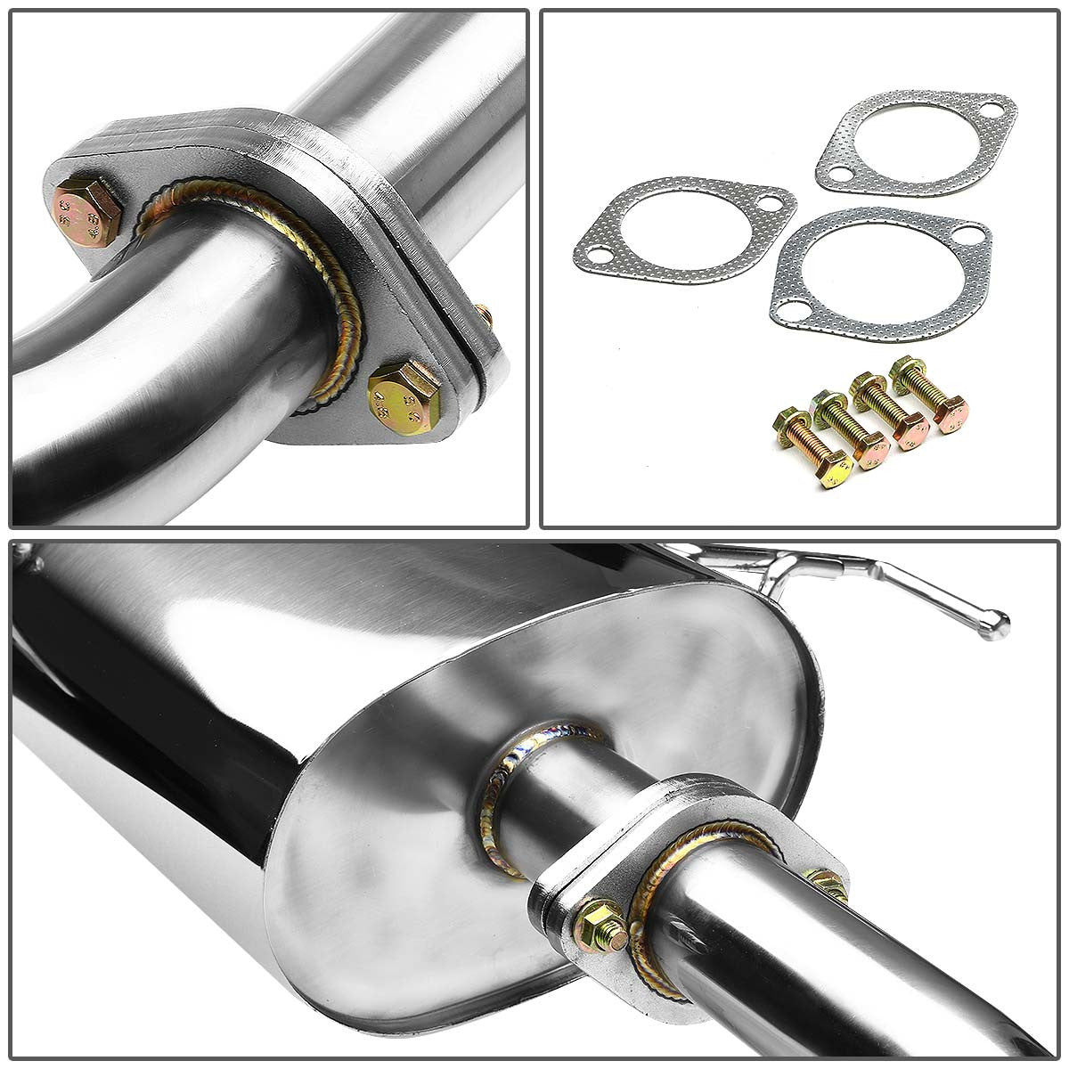 09-14 Nissan Cube Catback Exhaust System with Muffler Tip - High Performance Stainless Steel - Enhances Engine Sound & Performance for Daily Driving & Racing