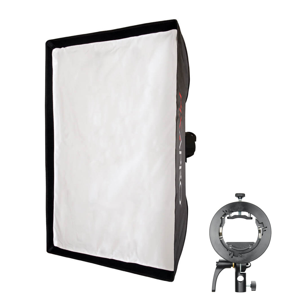 80x120cm (31.4x47.2 Inches) Professional Rectangular Softbox Lighting Diffuser - No Honeycomb Grid Included - Perfect for Studio Photography, Product Shoots & Video Lighting