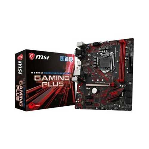 MSI B360M Gaming Plus Motherboard - Intel LGA 1151 Socket, DDR4, M.2, USB 3.1 - Perfect for Gaming PC Builds & eSports Enthusiasts