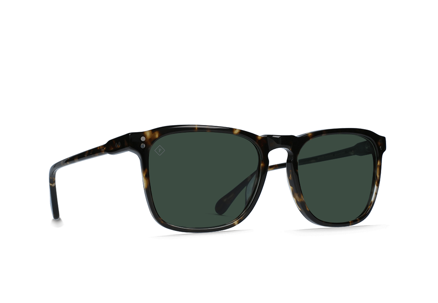 WILEY Brindle Tortoise Green Polarized Sunglasses 54mm - UV Protection for Outdoor Sports & Driving