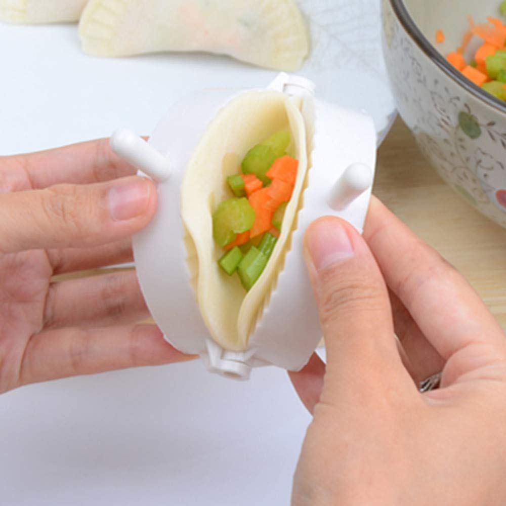 3-Piece Dumpling Mold Set for Pierogi, Turnover, Ravioli & Empanada - Dough Press & Pastry Maker for Homemade Dumplings - Perfect for Kitchen, Party Snacks & Meal Prep