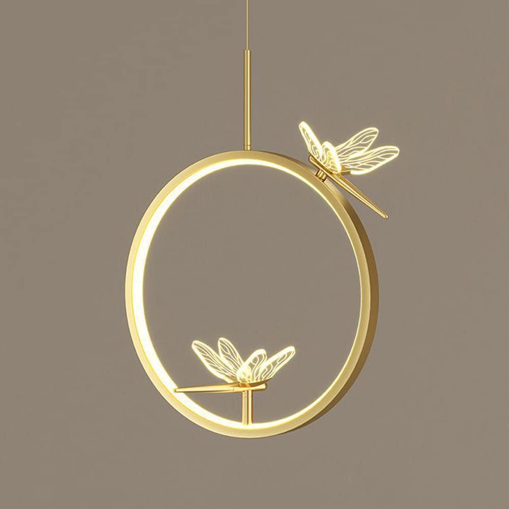 Nordic Personality Chandelier - Modern LED Ceiling Light with Butterfly Design for Bedroom, Living Room, Dining Room & Kitchen | Energy-Efficient Indoor Pendant Lighting for Home Decor