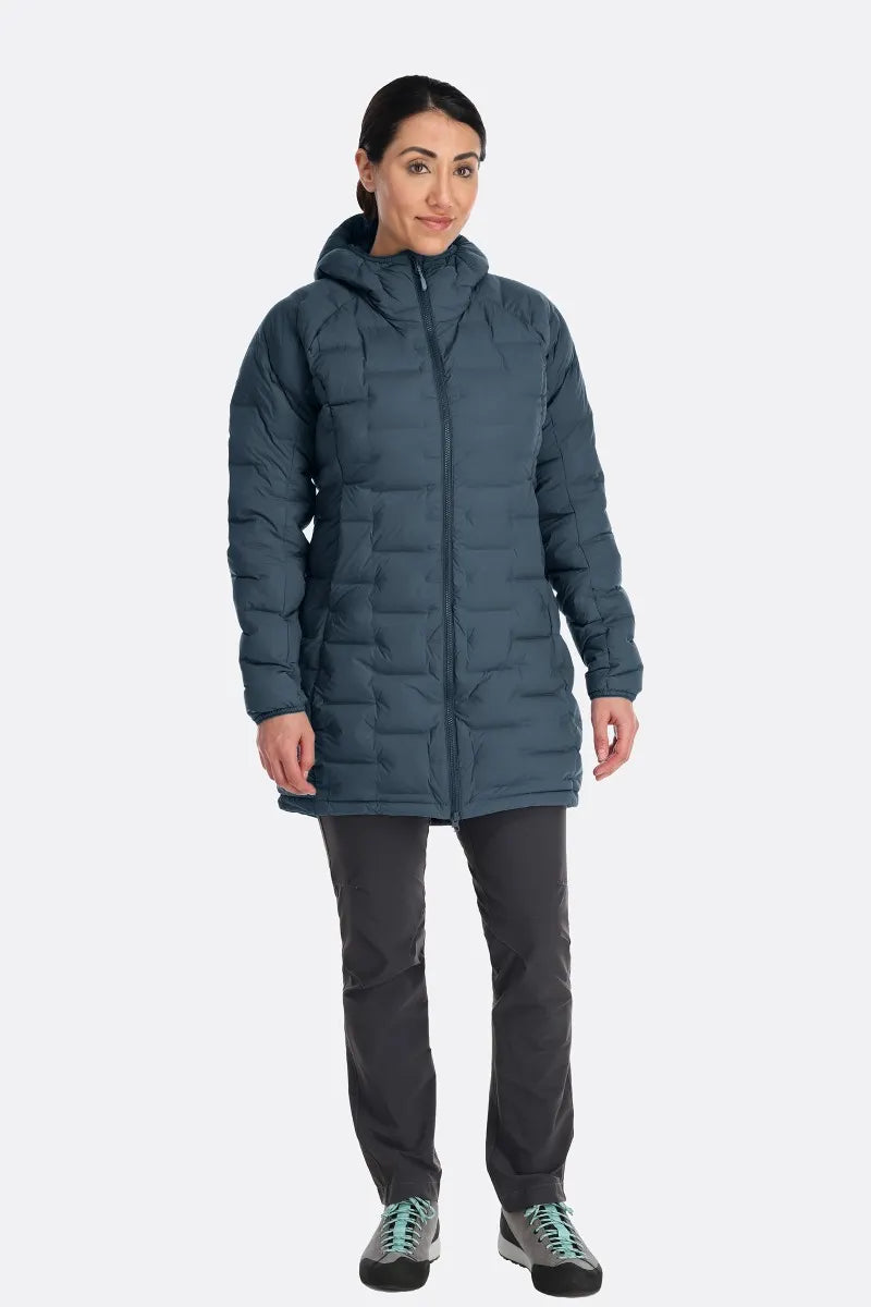 Women's Cubit Stretch Down Parka - Lightweight Warm Winter Coat with Waterproof Shell | Perfect for Skiing, Hiking & Cold Weather Activities