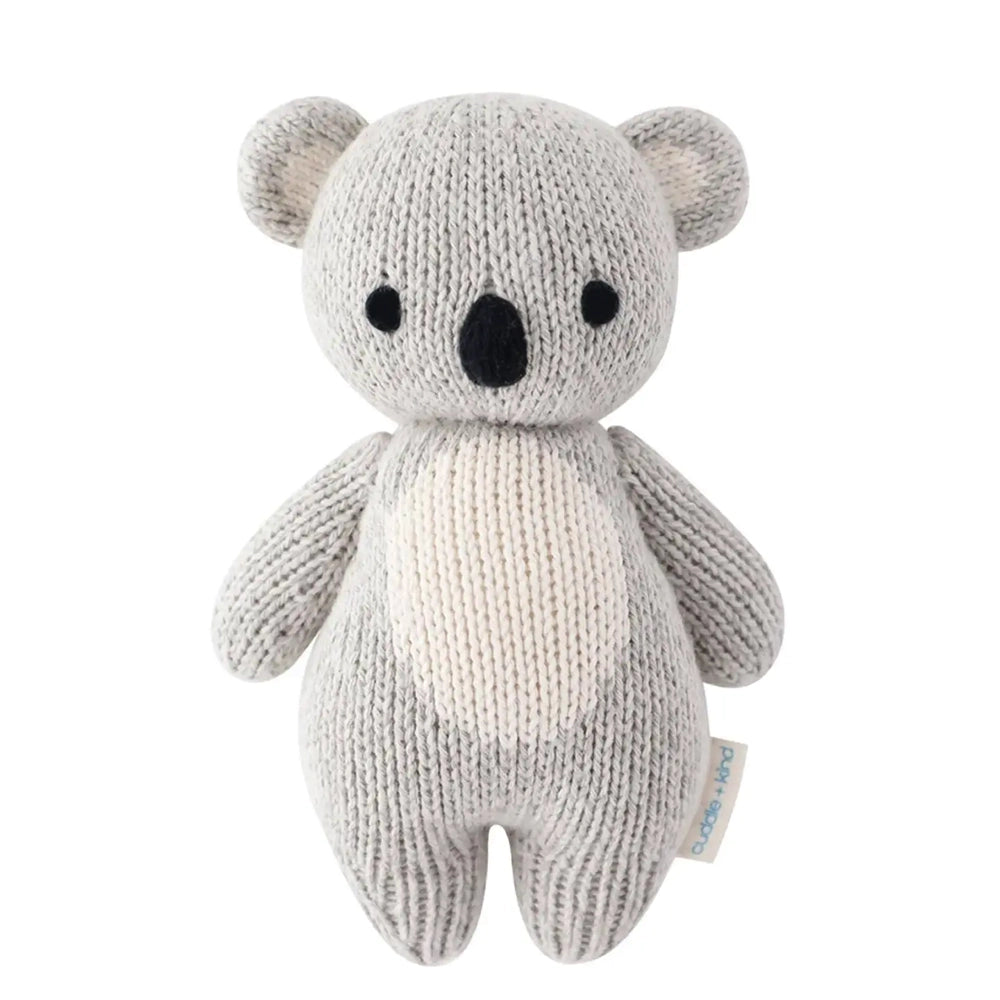 Cuddle + Kind Handmade Organic Cotton Baby Koala Doll - Soft & Safe Plush Toy for Newborns, Infants & Toddlers | Perfect for Nursery Decor, Baby Showers & Cuddling