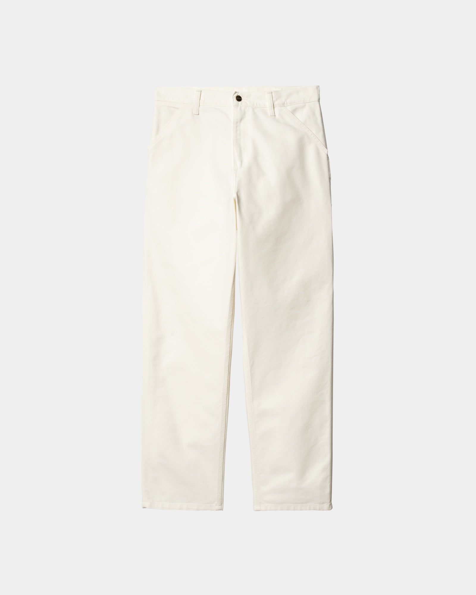 Single Knee Work Pants - Waxed & Rinsed Denim for Construction & Outdoor Work | Durable Workwear for Carpenters, Mechanics & Laborers