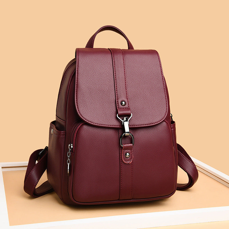 Genuine Leather Backpack - Soft & Durable Men's & Women's Laptop Bag for Work, Travel & School | Premium Quality Leather Backpack for Professionals & Students