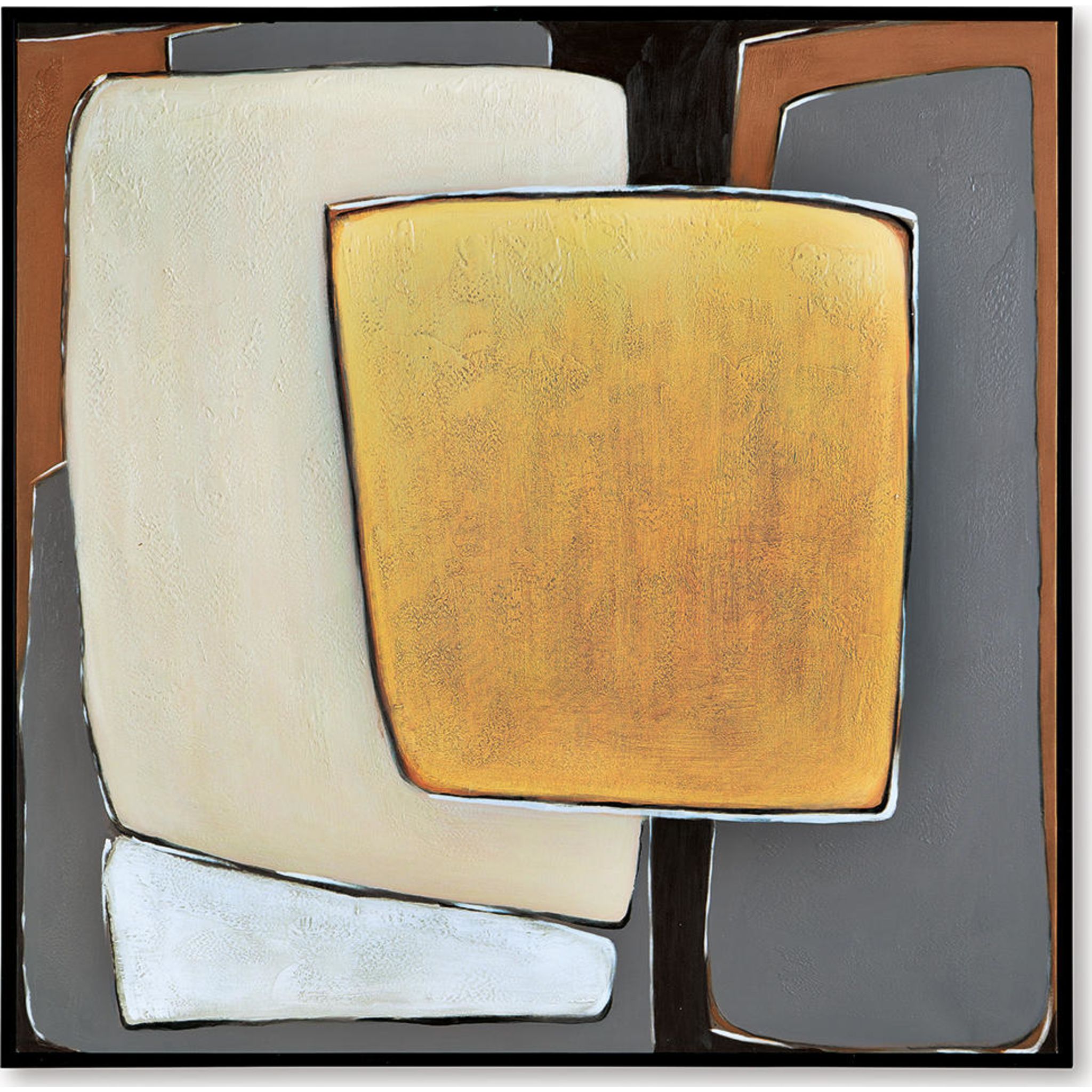 Actman Wall Art - 48x48 Inches Modern Canvas Painting for Living Room, Bedroom & Office Decor | Large Abstract Artwork for Home & Office Wall Decor