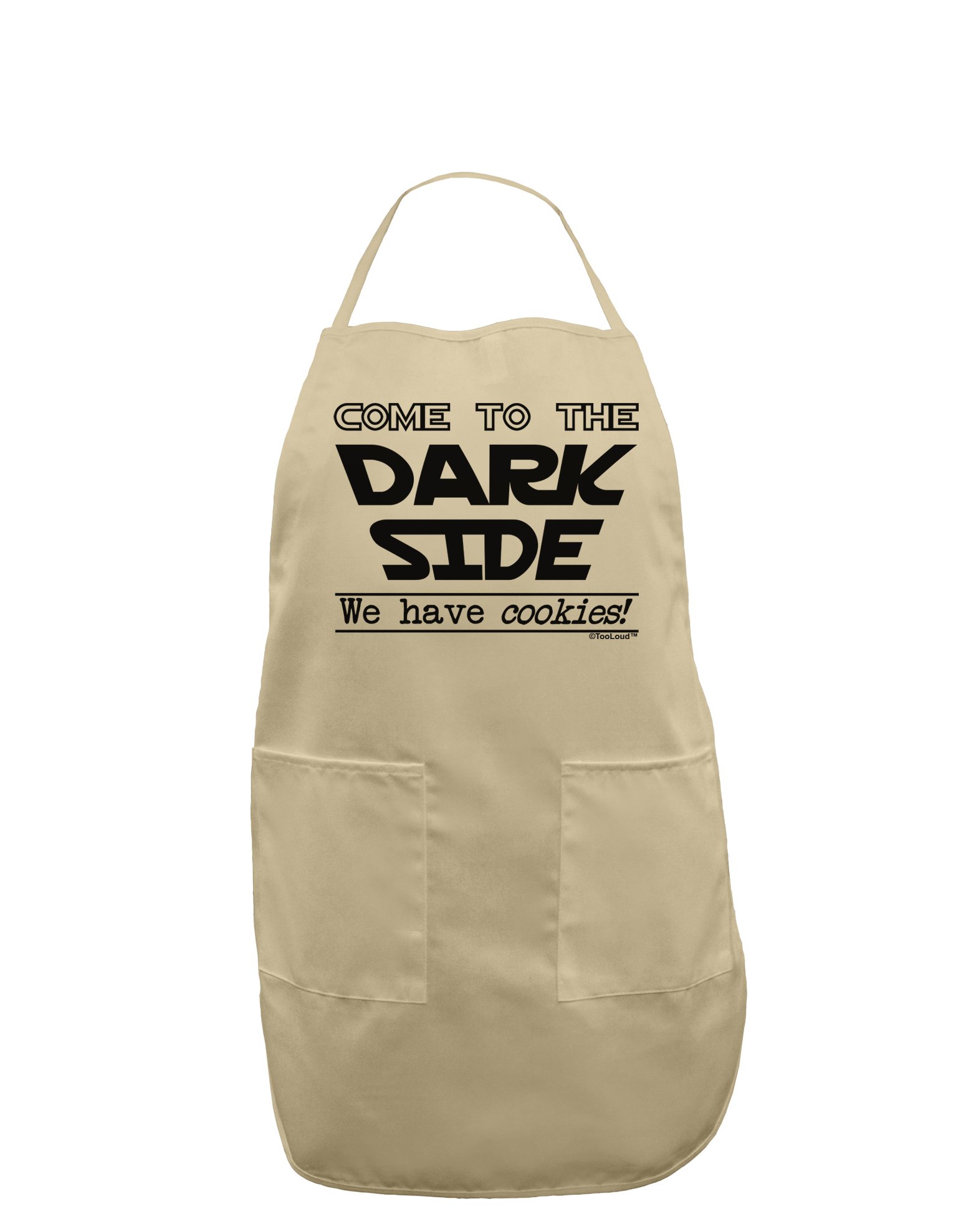 TooLoud Dark Side Cookies Apron for Baking & Cooking