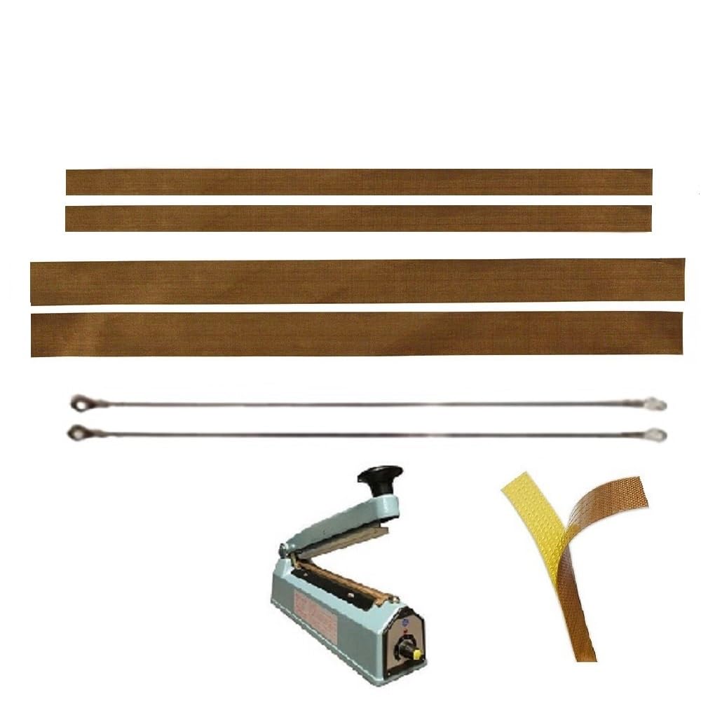 12 Inch Impulse Sealer Replacement Kit - Compatible with Most 300mm Sealers, Includes 3mm Seal Bar & Spare Parts | Perfect for Packaging Food, Electronics & Small Items in Home or Business Use