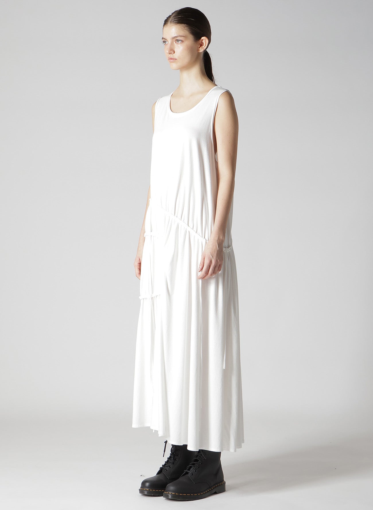 Soft Cotton Jersey Chain Stitch Sleeveless Dress for Women - Casual Summer Dress for Beach, Vacation & Everyday Wear