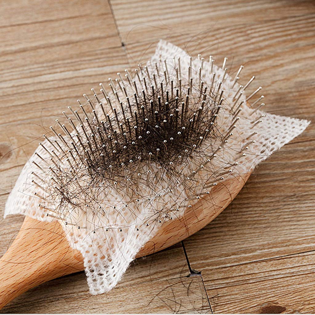 Pet Hair Brush Cleaner Net - 50 PCS Reusable Comb Cleaning Sheets for Dogs & Cats | Easy Grooming Tool for Removing Pet Hair from Brushes | Perfect for Home Pet Grooming & Professional Use