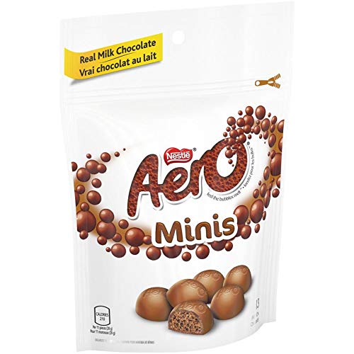 Aero Milk Chocolate Mini's 135g/4.8oz - Imported Canadian Chocolate Candy for Snacking, Gifts & Parties