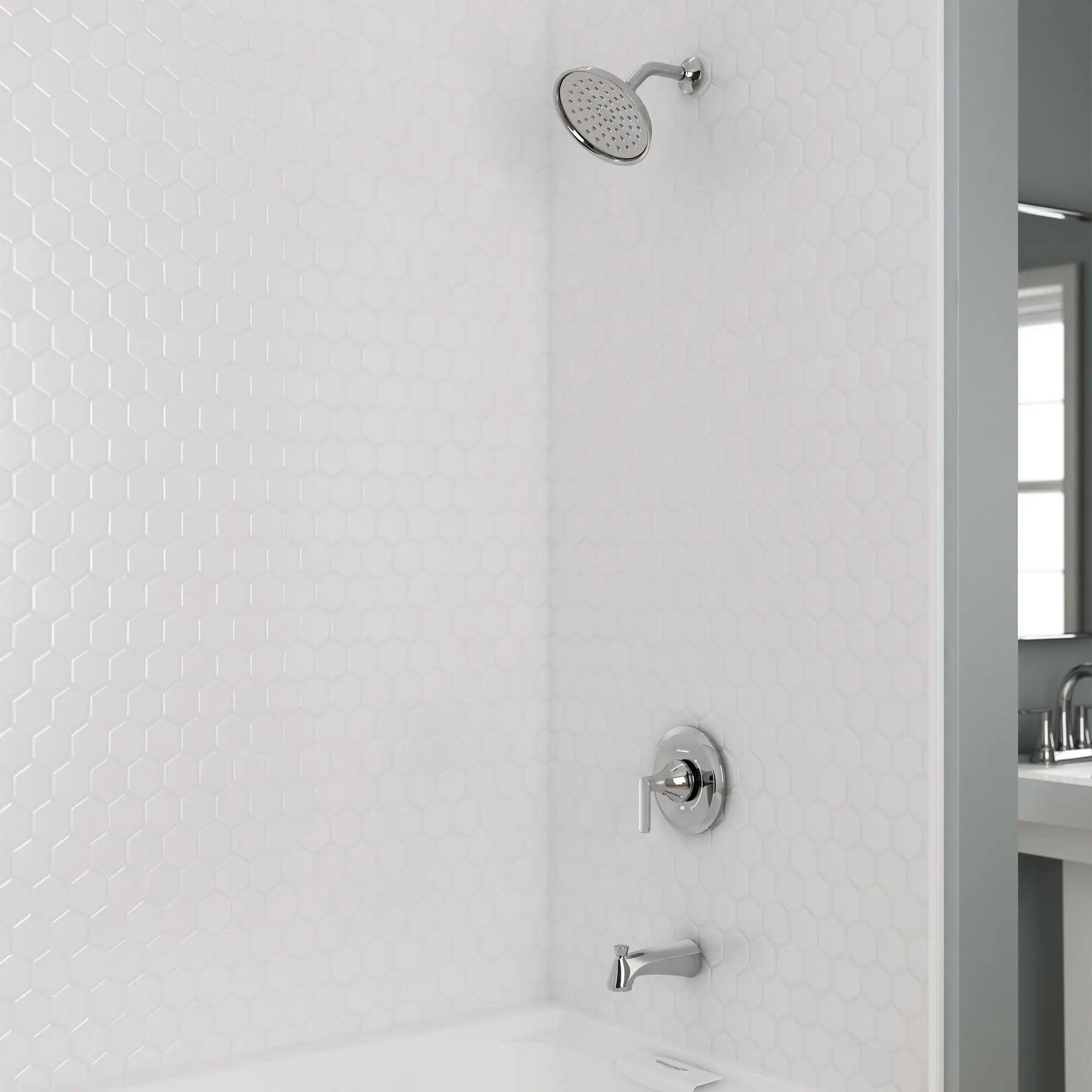 Corsham 1.8 GPM/6.8 LPM Water Saving Shower Trim Kit with Ceramic Pressure Balance Cartridge & Lever Handle - Perfect for Bathroom Renovation & Water Conservation