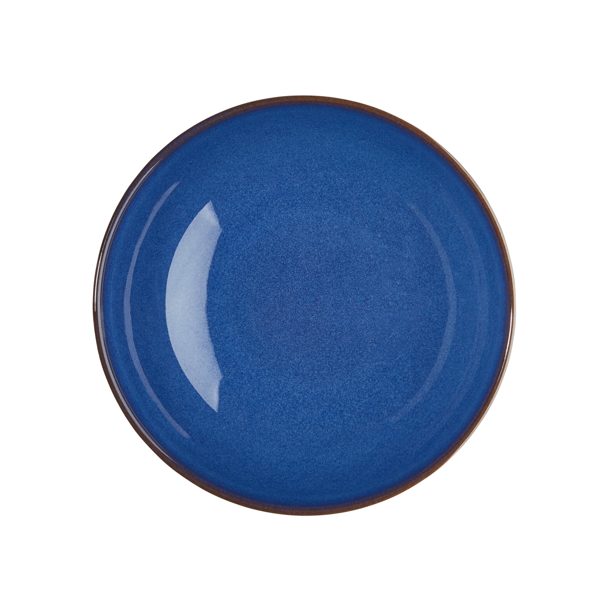 Denby Imperial 4-Piece Coupe Cereal Bowl Set - Cobalt Blue - Elegant Stoneware for Breakfast, Soup & Dessert - Perfect for Dining & Entertaining