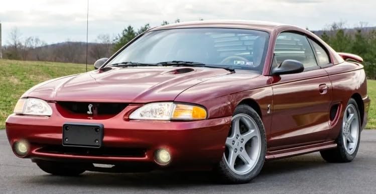 Xenon Halogen Fog Lights for 1994-1998 Ford Mustang Cobra (96, 97 Models) - High Visibility Driving Lights for Night & Foggy Conditions