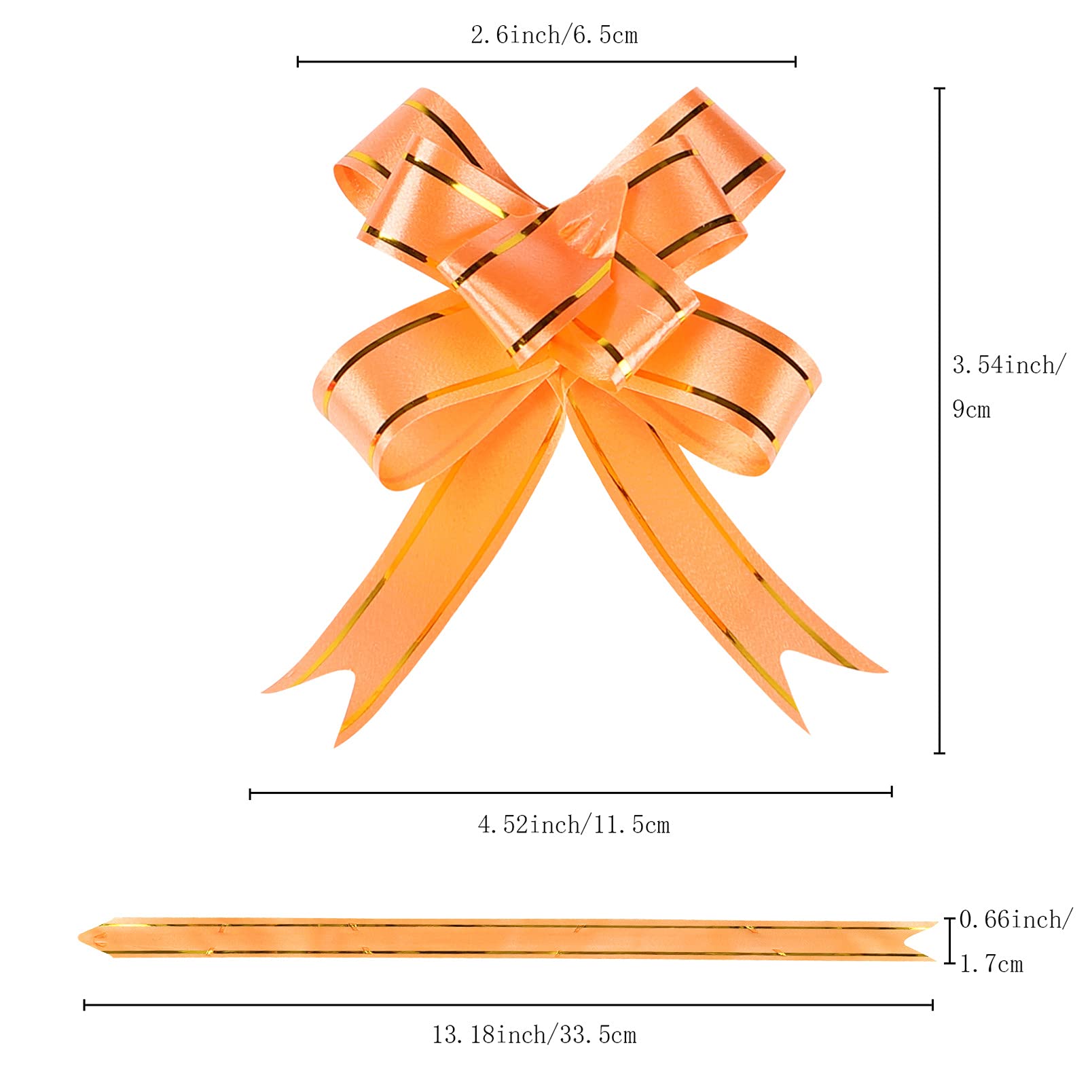 Small Pull Bows for Gift Wrapping - 100pcs Light Blue - Perfect for Mother's Day Gifts