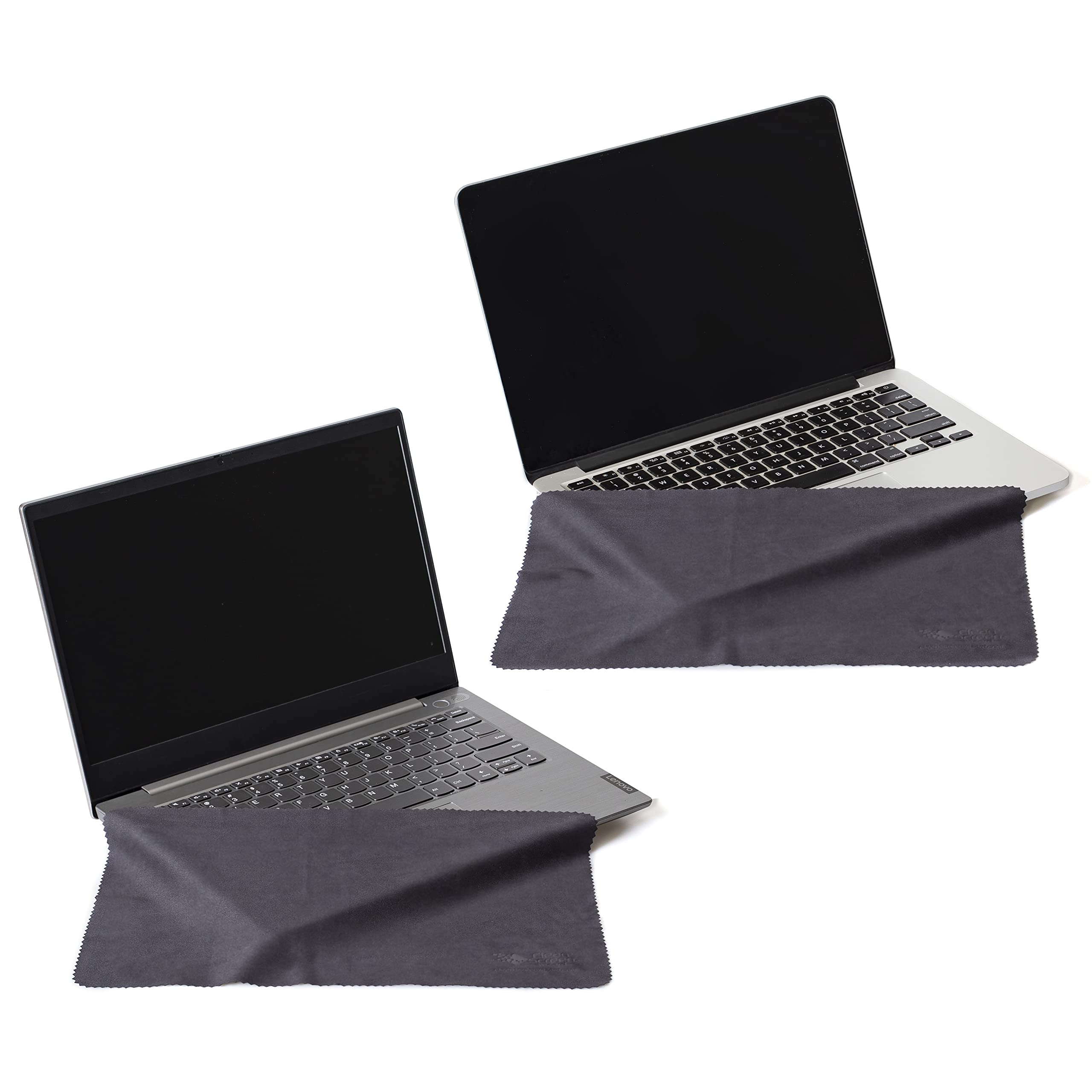 Premium Microfiber Screen & Keyboard Cleaning Cloths for MacBook Pro 15-inch - Scratch-Free Laptop Screen Protector & Dust Cover - Ideal for Office, Travel, and Home Use (Black)