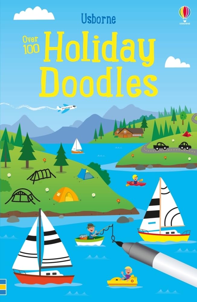 Holiday Doodle Book for Kids - Creative Drawing & Coloring Activity for Christmas, Thanksgiving & Seasonal Celebrations - Perfect Gift for Children's Art & Craft Time
